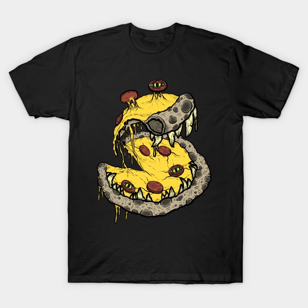 Monster pizza alive T-Shirt by Mister Cacho